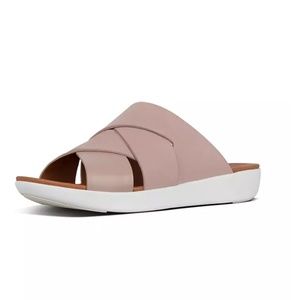 Fit Flop Leather Slides - Annah